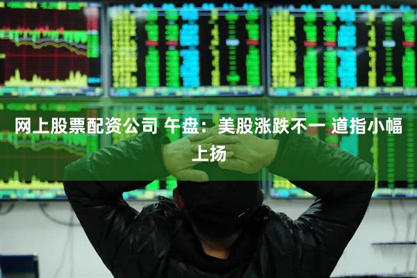 网上股票配资公司 午盘：美股涨跌不一 道指小幅上扬